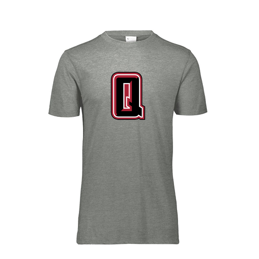 [FTSCUBGY-YS-LOGO2] Decker Youth Tri-Blend T-Shirt - Short Sleeve (Youth S, Gray, Logo 2)