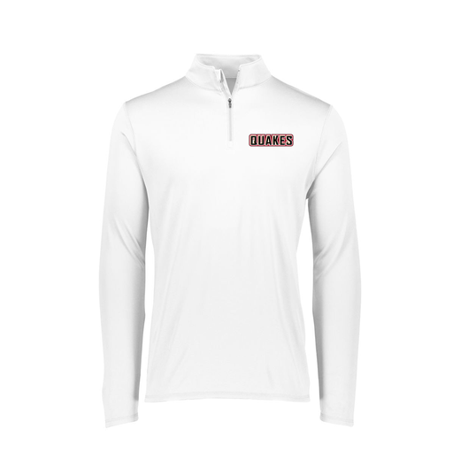 [FTLQFLWH-FAXS-LOGO3] Decker Women's Flex-Lite 1/4 Zip Shirt (Female Adult XS, White, Logo 3)