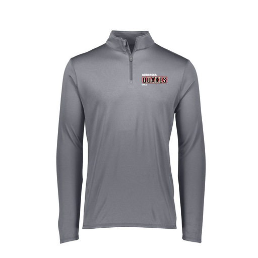 [FTLQFLGY-FAXS-LOGO3] Decker Women's Flex-Lite 1/4 Zip Shirt (Female Adult XS, Gray, Logo 3)