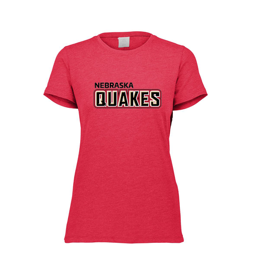 [FTSCUBRD-FAXS-LOGO1] Decker Women's Tri-Blend T-Shirt - Short Sleeve (Female Adult XS, Red, Logo 1)