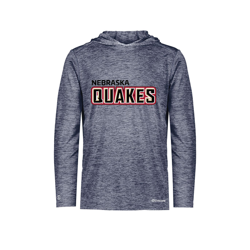 [FOLHCGNV-AS-LOGO1] Decker Men's Charge Hoodie (Adult S, Navy, Logo 1)