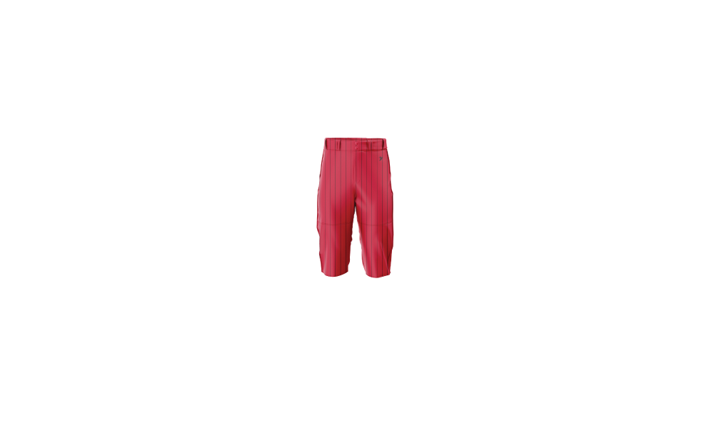 Nebraska Quakes Gold - Red Pinstripe Pants