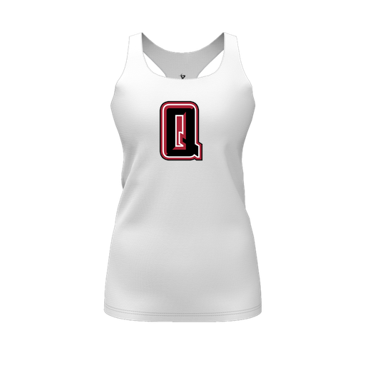 [FT0TRBWH-FYS-LOGO2] Decker Racerback Tank Top (Female Youth S, White, Logo 2)