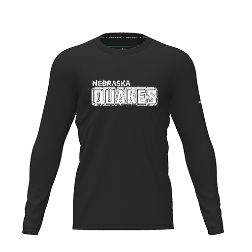 [CUS-DRIF-TEES-PER-CNK-LSL-BLK-YXS-LOGO1] Dri Fit Performance T-Shirt (Youth XS, Black, Logo 1, Long Sleeve)