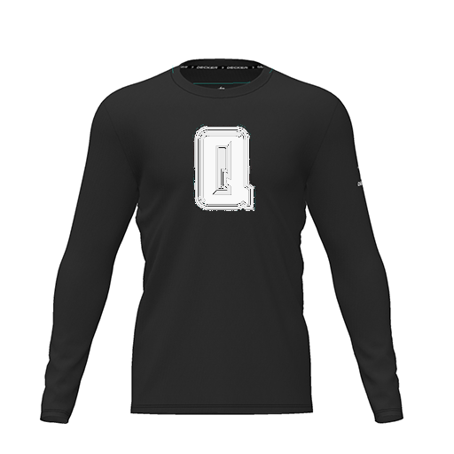 [CUS-DRIF-TEES-PER-CNK-LSL-BLK-YXS-LOGO2] Dri Fit Performance T-Shirt (Youth XS, Black, Logo 2, Long Sleeve)
