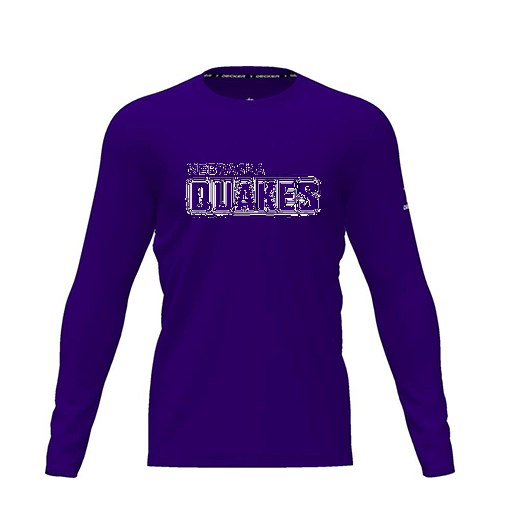 [CUS-DRIF-TEES-PER-CNK-LSL-PUR-YXS-LOGO1] Dri Fit Performance T-Shirt (Youth XS, Purple, Logo 1, Long Sleeve)