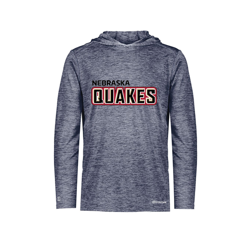 [FOLHCGNV-YS-LOGO1] Decker Youth Charge Hoodie (Youth S, Navy, Logo 1)