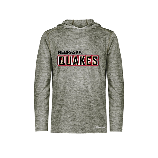 [FOLHCGGY-YS-LOGO1] Decker Youth Charge Hoodie (Youth S, Gray, Logo 1)