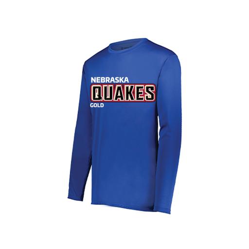 [222822.060.XS-LOGO3] Men's LS Smooth Sport Shirt (Adult XS, Royal, Logo 3)