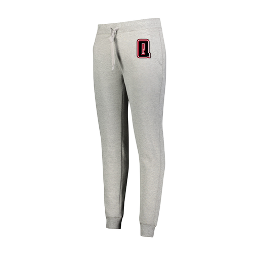 [229748.017.XS-LOGO2] Ladies 60/40 Fleece Jogger (Female Adult XS, Silver, Logo 2)